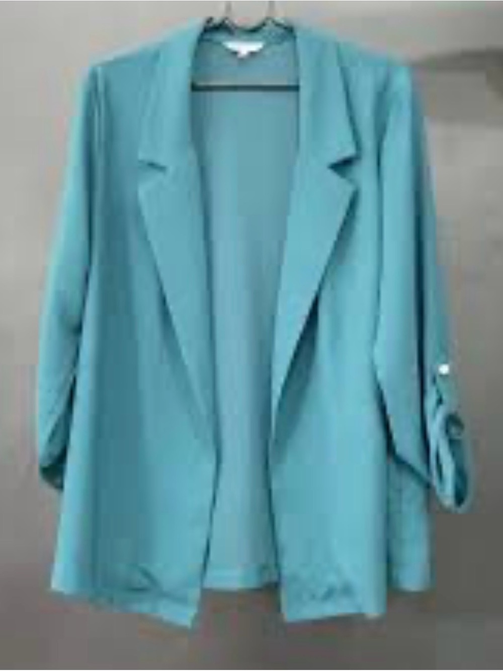 NWT ANDREE turquoise blazer